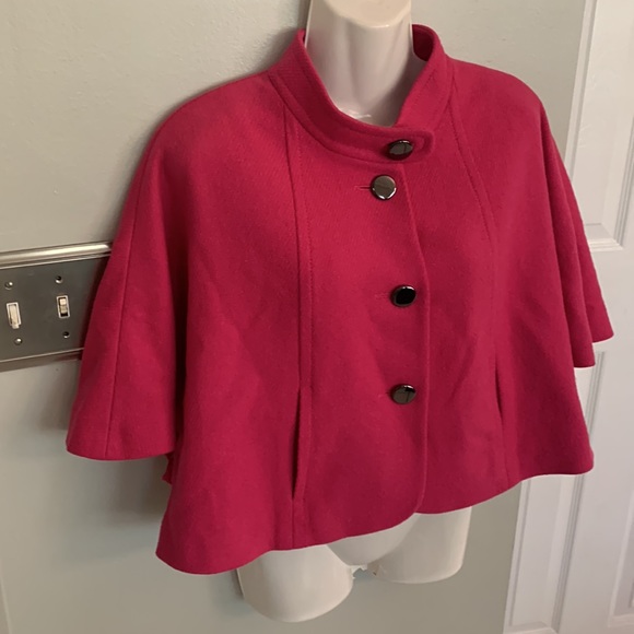 Laurel Career Cropped Blazer Jacket Size 32 Women’s 0 XS Bright Pink - Picture 4 of 9
